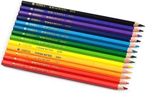 MKOJU 72 renk Yağlı renkli kurşun kalem Seti Sanatçı Çizim renkli kurşun kalem (Renk: A)