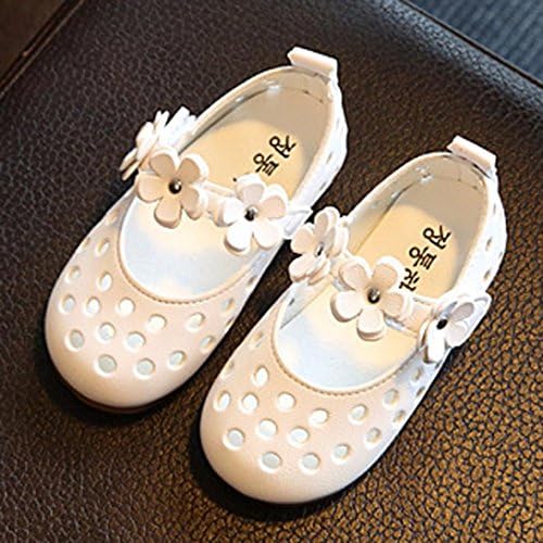 LNGRY Bebek Sandalet, Moda Bebek Kız Hollow Out Çiçek Rahat Deri Sandalet Pricness Ayakkabı