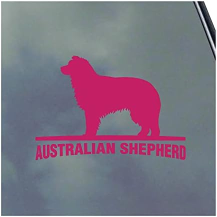 Avustralya çoban vinil Sticker çıkartma köpek en iyi arkadaşı AKC aşk