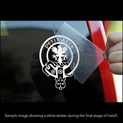 Halkerston İskoç Klan Hattı Metin Vinil Sticker Çıkartma Aile