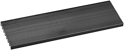 KFidFran Aluminum Heatsink 70x22x3mm E-Shape Black for M.2, for 2280 SSD(Aluminium Kühlkörper 70x22x3mm E-Shape Schwarz für M.2,