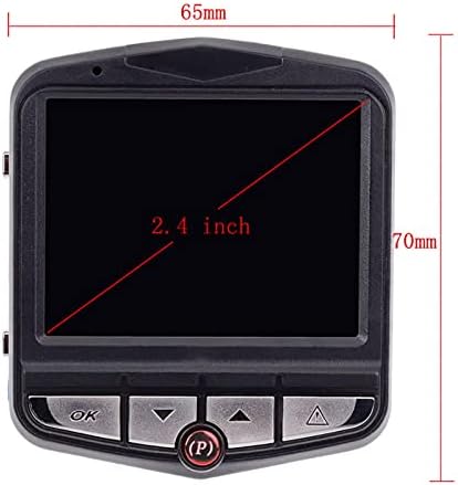 2.4 Mini Araba DVR Kamera Dashcam Full HD1080P GT300 Video Kaydedici G-Sensor Gece Görüş Kamerası-Siyah, 8G