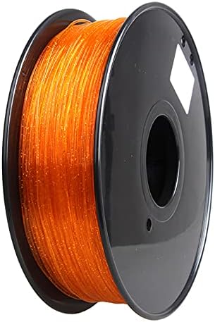 JKHN 3D Yazıcı Filament Parlayan Filament 1.75 mm (±0.03 mm) Pırıltı 1kg Makara (2.2 lbs) - Parlak Siyah