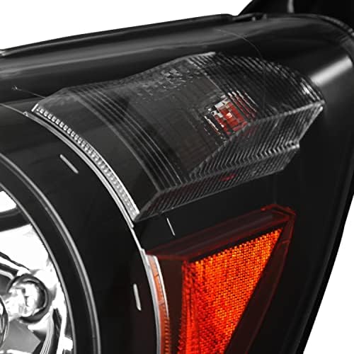 Spec-D Tuning Siyah Farlar sürüş lambaları ışıkları ile uyumlu Honda Odyssey 2005-2007 L + R Çifti Başkanı ışık Lambası montaj