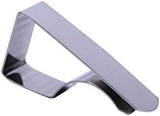Juicemoo Masa Örtüsü Kelepçe, Paslanmaz Çelik Gümüş Mümkün Kapak Klip 2X1 inç Avrupa Tarzı için Piknik TableCover için Parti