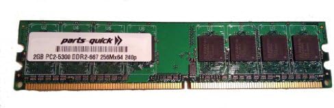 MSI Anakart P6NGM-L DDR2 PC2-5300 667MHz DIMM ECC Olmayan RAM Yükseltmesi için 2GB Bellek (PARÇALAR-hızlı Marka)