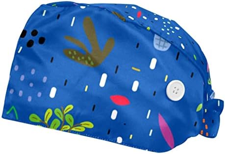 Pembe Çizgili Çalışma Kap Düğmeleri ve Ter Bandı ile Ayarlanabilir Kravat Geri Kabarık Şapka Kadın Erkek için