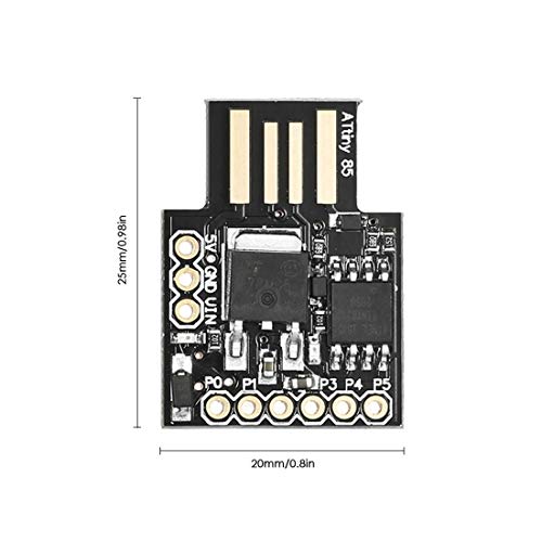 Treedıx 3 adet Digispark Kickstarter Mikro USB Geliştirme Kurulu Arduino ATtiny85 ile Uyumlu
