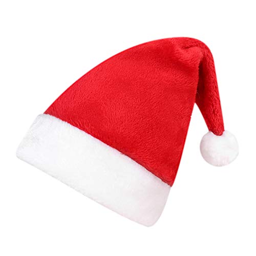 Peluş Noel Baba Şapka Noel Şapka Yetişkinler Çocuklar için Noel Şapka Noel Santa Şapka Noel Partisi için Unisex Kadife Santa