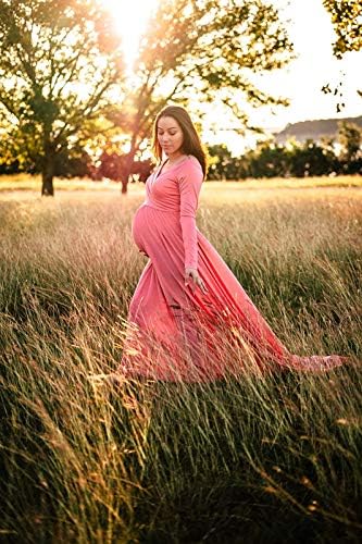 Saslax Annelik Kapalı Omuzlar Yarım Daire Elbisesi Bebek Duş Fotoğraf Sahne Elbise için