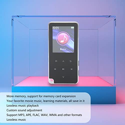 MP3 Playe, SD Kart Klasik 1.8 İnç Dijital Müzik Çalar Yürüyüş ve Koşu için Kayıt Fonksiyonlu Bluetooth Müzik Çalar (8G)