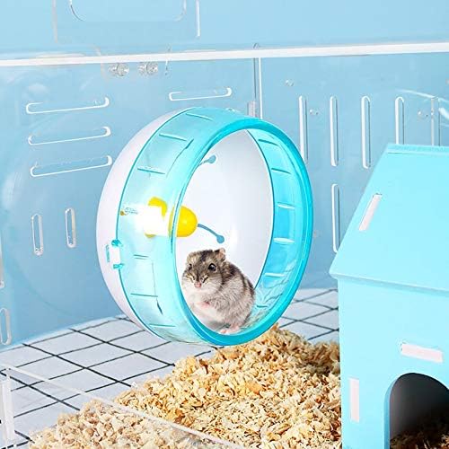 5.5 inç Sessiz Hamster Egzersiz Tekerlekleri-Premium PP Malzeme, Hamster Gerbils Fareler ve Diğer Küçük Hayvanlar için Sessiz