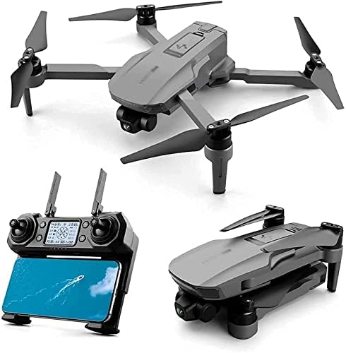 LMGKS Drone-Üç eksenli Gimbal Katlanır Drone Hava Kamera Fırçasız Güçlü Güç 8 K Ultra Net Uzaktan Kumanda Uçak HD Çift Uçak Fırçasız