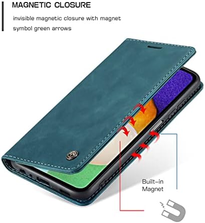 Kowauri samsung kılıfı Galaxy A13 5G [A13 4G için DEĞİL], deri cüzdan Kılıf Kart Yuvası ve Manyetik Kapatma ile Klasik Tasarım