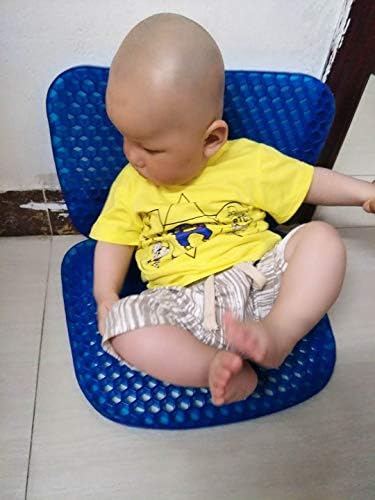Bebeğim çok Havalı! Puset Arabası Jel Petek Nefes Yastık Pad ile Kapak (Mavi, 34x29x2. 5 cm/13. 4x11.4x0. 98 inç)
