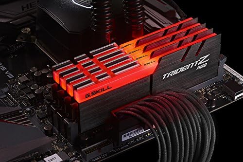G. Skıll 32 GB DDR4 TridentZ RGB 4000 MHz PC4-32000 CL15 1.5 V Dört Kanal Kiti (4x8 Gb) için Intel / AMD