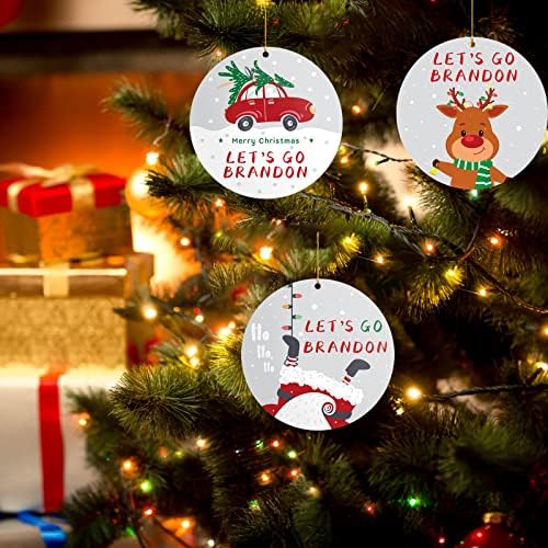 Gidelim Brandon Süsler Noel Ağacı Dekor, Noel Dekorasyon Hediye (Noel Baba)