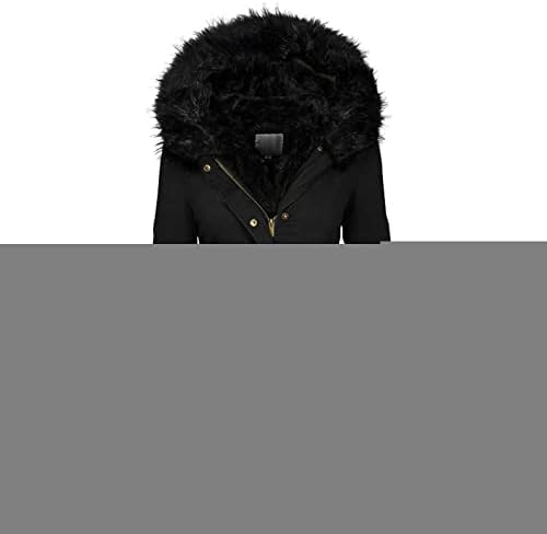 krdevn Kadınlar Zip Up Coat Bulanık FleeceSolid Rahat Kalın Kış Ince Süper Yumuşak İpli Ceket Palto