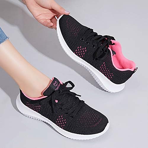 Koşu ayakkabıları Kadın Sneakers-Tenis Egzersiz Yürüyüş Spor Salonu Hafif Atletik Rahat Rahat Bellek Köpük moda ayakkabılar