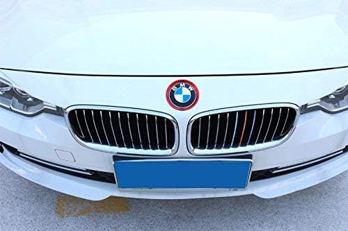 DEMİLLO Araba Ön Arka Logo Dekorasyon Kapak Yüzüğü Trim Hood Amblem Yüzük 2013-2019 BMW 3 Serisi 320Li 328Li 316 / BMW 4 Serisi