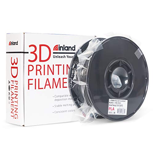 İç PLA 3D Yazıcı Filamenti 1.75 mm-Boyutsal Doğruluk + / - 0.03 mm-1 kg Makara – 2.2 lbs) - Çoğu FDM/FFF Yazıcıya Uyar-Kokusuz,