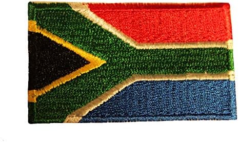 Güney Afrika Ülke Bayrağı Küçük Demir on Patch Crest Rozeti 1. 5X2. 5 İnç Yeni
