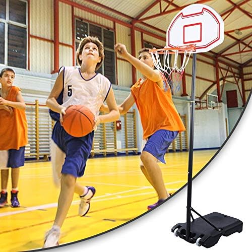 DDGD Basketbol Hoop Backboard Sistemi Standı Hareketli Yüksekliği Ayarlanabilir Standart Eğitim Açık