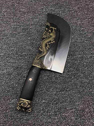 GLW Kılıç Zhenguanxi Yükselen Ejderha Doğrama Bıçağı Mutfak Cleaver Kasap Bıçağı 985