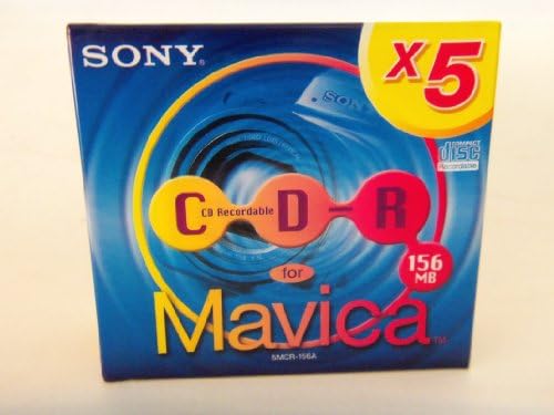 Sony 5MCR-156A Mavica Dijital Fotoğraf Makineleri için 8cm 3 inç CD-R Disk 5'li paket (Üretici tarafından Üretilmiyor)
