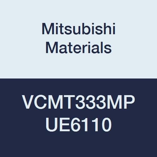 Mitsubishi Materials VCMT333MP UE6110 VCMT Delikli Karbür VC Tipi Pozitif Tornalama Ucu, CVD Kaplamalı, Eşkenar Dörtgen 35°,