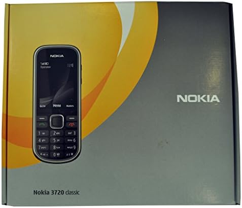 Nokia 3720 Fabrika Kilidi Açılmış 2G GSM Klasik Cep Telefonu-Garanti Verilmeyen Uluslararası Sürüm (Gri)