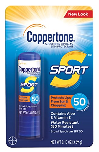 Coppertone Spf 50 Spor Dudak Balsamı 0.13 Ons (3 Ml) (3 Paket)
