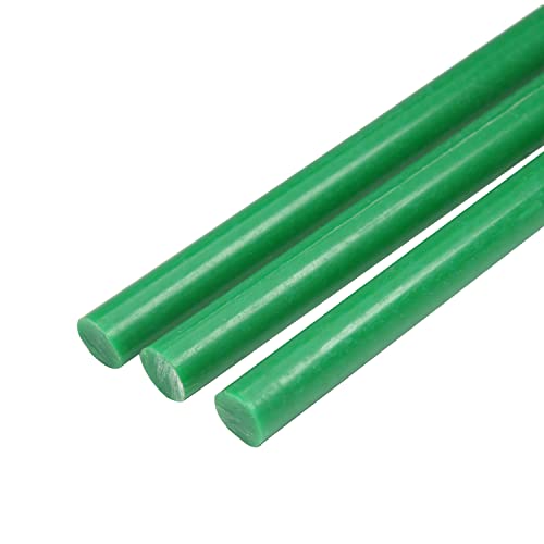 Othmro Yuvarlak Çubuk 6mm OD 1 Metre Uzunluk (POM) Polioksimetilen Çubuklar Mühendislik Yuvarlak Çubuklar Yeşil 1 adet
