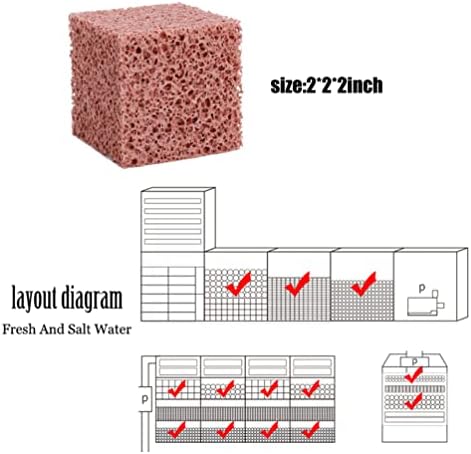 SOYEAHZ akvaryum filtresi Medya Biyo Topları Reçine Köpüklü Yumuşak filtre Malzemesi Balık Tankı için 100 % Tozsuz 2 İnç 4 Adet