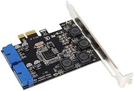 Baoblaze PCI-e 2 port 19pin USB3. 0 Dahili Başlık Kartı Denetleyici Hub Adaptörü