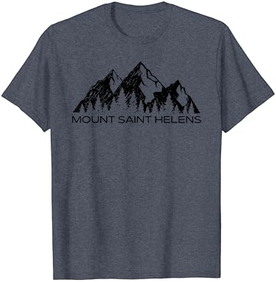Mount Saint Helens Washington Volkanı Hediye / Mt St Helens Tişört