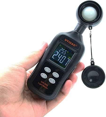 WSH luminometreler ışık ölçer fotoğraf metre İlluminometer Parlaklık Lux Metre sıcaklık test cihazı el Fotometre