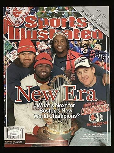 Johnny Damon İmzalı Sports Illustrated 11/8/04 Etiketsiz Red Sox İmzalı JSA-İmzalı MLB Dergileri