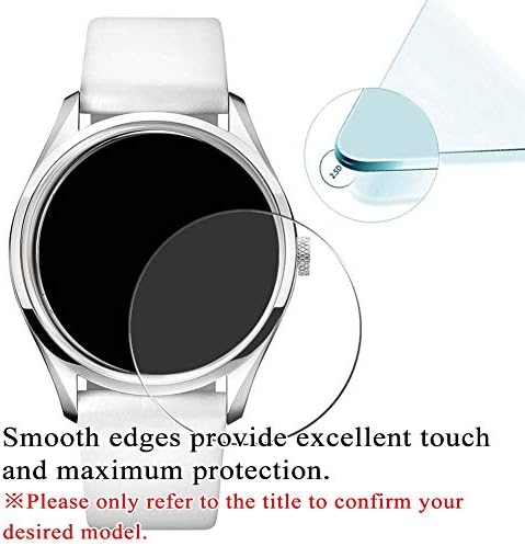 [3 Paket] Synvy Temperli Cam Ekran Koruyucu, POLİS ile Uyumlu 13816JS / 04 HORİZON 9 H Film Smartwatch akıllı saat Koruyucular