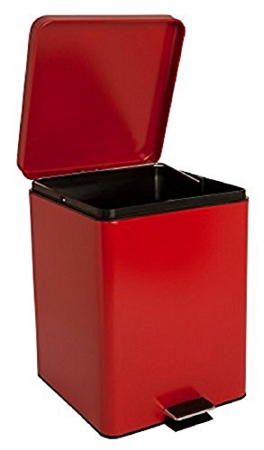 Plastik Astarlı McKesson Çöp Kutusu, Kırmızı, 20 Quart / 5 gal, 1 Sayım