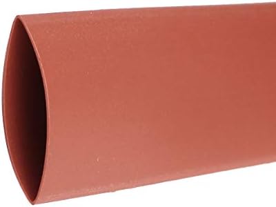 Aexıt 14mm Dia Amplifikatör Kurulum 1 M 3.3 Ft uzun ısı Shrink boru Tüp Wrap Kollu ısı-Shrink boru 5 Adet Kırmızı