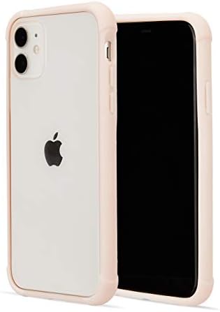 Temelleri iPhone 11 Kristal Cep Telefonu Kılıfı (Koruyucu ve Çizilmez) - Pembe