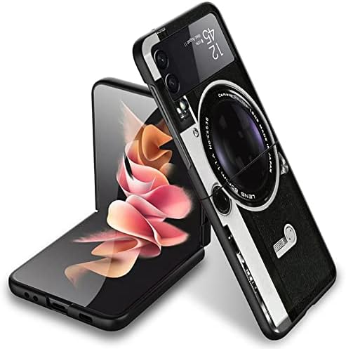BFUKVOU ile Uyumlu Galaxy Z Flip 3 5G Durumda, Anti-Scratch Katı Hard Case Koruyucu Shookproof Telefon Kapak için Samsung Galaxy