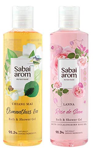 Sabai arom Mango Bahçesi ve Rose de Siam Banyo ve Duş Jeli Seti A.