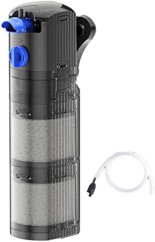 Akvaryum Balık Tankı Filtresi, 8 W Dahili Filtre Pompası için 40-120 Galon Tuzlu Su / Tatlı Su / Mercan Tankı/Kaplumbağa Tankı